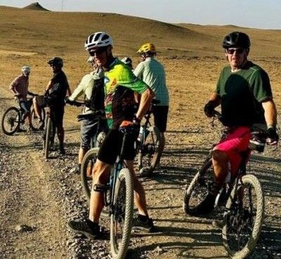 Peter Carey Cycling on the tour with redspokes Peter Carey Cycling on the tour with redspokes